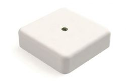 
			Junction box IEK, IP20, white, surface, 50x50x20mm, with clips