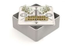 
			Junction box IEK, IP20, white, surface, 100x100x44mm, with clips