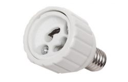 
			Адаптер для лампочек E14-GU10, белый, Brillight