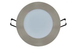 
			Панель LED, Brillight, 6W, 450lm, 3000K, хромированый, круглый, внутр., D120mm, H20mm, 220-240V