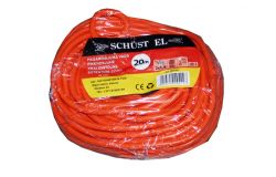 
			Удлиннитель Schust EL, 2x1.5, 20m, с заземлением, оранжевый