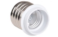 
			Adapter for bulbs E40-E27, IEK, IP20, white, plastic