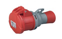 
			Контактное гнездо с крышкой Rosi, 16A, 3P+N+E, 380-415V, IP44