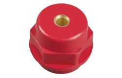 
			Busbar insulator IEK, (SM30), red, D8mm