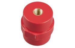 
			Busbar insulator IEK, (SM35), red, D8mm