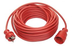 
			Extension cord Schust EL, 3x1.5, 10m, grounded, red