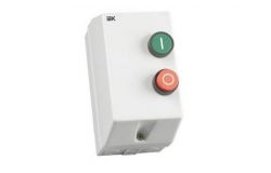 
			Contactor with housing IEK, 32A, 3P, 220V, IP54, with indicator