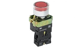 
			Кнопка управления LAY5-BW3461 с подсветкой красный 1з ИЭК
