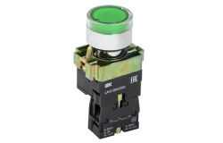 
			Button IEK, LAY5-BW3361 with rev. green (BBT50-BW-K06) (20)