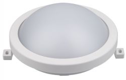 
			Плафон LED, Brillight, 12W, 900lm, 4000K, IP54, белая, круглая, пластик, H82mm, D190mm, 220-240V