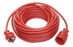 
			Extension cord Schust EL, 2x1.5, 10m, grounded, orange