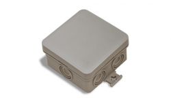 
			Junction box Rosi, IP55, surface, 75x75x39mm, with soft plugs