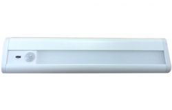 Valgusti kapis LED, Brillight, 1.9W, 100lm, 4xAA Bat., valge, L215mm, PIR&CDR jutiklis  