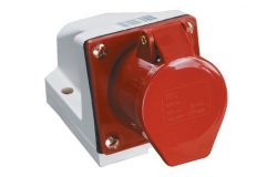 
			Socket outlet IEK, 16A, 3P+PE+N, 380V, IP44, surface