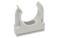 
			Clamp for pipes IEK, CF25, gray, 25mm, (100)