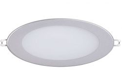 
			Panelis LED, IEK, DVO1604, 7W, 4000K, 300lm, z/a, IP20, D120mm, sudrabs, apaļš