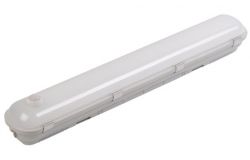 
			Gaismeklis LED, IEK, DSP1302D, 20W, IP54,  4500K, 1800lm,  pelēks, ar sensoru (analogs LSP-2x18W)