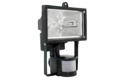 
			Halogen floodlight with sensor IO150D black IP54  IEK