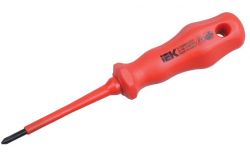 
			Screwdriver IEK, cross Profi Ph1x80mm 1000V