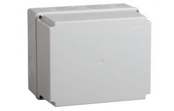
			Коробка КМ41273 распаячная для о/п 240х195х165 мм IP44 (RAL7035, кабельные вводы 5 шт)