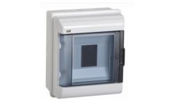 
			Distribution box IEK, 5-socket, IP55, white, surface, 180x162x108mm, plastic, with transp. door