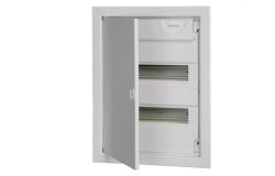 
			Partition IEK, 28-place, IP30, z/a, 464x359x92mm, white, plastic with metal door