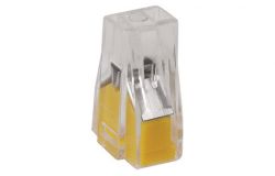 
			Klemmes IEK, 400V, IP20, dzeltena, 1.5x2.5mm, Al/Cu, ar fiksātoru, (100)