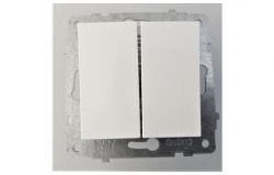 
			Switch Ovivo, double, (mechanism), white