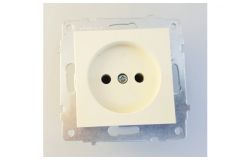 
			Socket Ovivo, (mechanism), non-grounded, cream