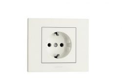 
			Socket Ovivo, GRANO, grounded, white