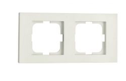 
			Frame Ovivo, 2-socket, GRANO, white