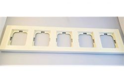 
			Frame Ovivo, 5-socket, GRANO, cream