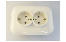 
			Socket Ovivo, double, LOFT, grounded, cream