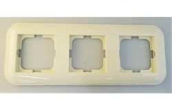 
			Frame Ovivo, 3-socket, LOFT, cream
