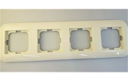 
			Frame Ovivo, 4-socket, LOFT, cream