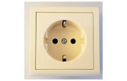 
			Socket Ovivo, NIVO, grounded, cream