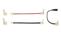 
			Комплект коннекторов для 8 мм MONO и RGB СД ленты 9шт в блистере IEK-eco