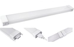 Linear luminaire LED, Brillight, 110-240V, 36W, 3200lm, 4000K, IP65, L1200mm, connection with cable (30cm)  