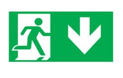 
			Emergency lighting, down, 