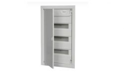 
			Sadalne IEK, 42-viet., IP30, z/a, 589x359x92mm, balts, plastmasa ar metāla durvīm