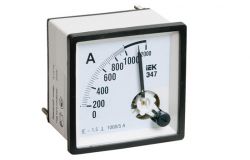 
			Ammeter IEK, 1000A, 400V, 1,5 72х72mm