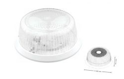 
			Plokљtele E27, VENUS, Max 60W, IP20, baltas, turas, D240mm, plastikas, H100m