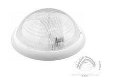 
			Plafond E27, UFO, Max 60W, IP20, white, round, D220mm, plastic, H100m