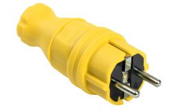 
			Plug IEK, 16A, 250V, IP44, yellow, PVC