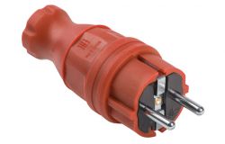 
			Plug IEK, 16A, 250V, IP44, red, PVC