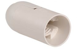 
			Lamp holder E14, IEK, 2A, IP20, white, plastic, (1)