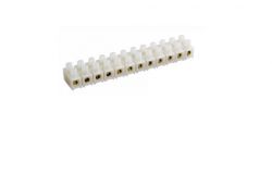 
			Spaiļu rinda IEK, 3A, 12-viet., balta, 1.0-2.5mm2, (10)