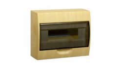 
			Distribution box IEK, 12-socket, IP41, pine, surface, 200x255x95mm, plastic, with transp. door
