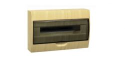 
			Distribution box IEK, 18-socket, IP41, pine, surface, 365x220x100mm, plastic, with transp. door
