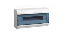 
			Distribution box IEK, PRIME,  18-socket, IP41, white, surface, 398x190x100mm, plastic, with transp. door